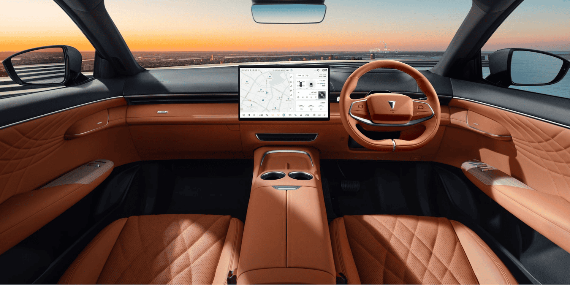 Deepal S07 Interior - Orange - 1