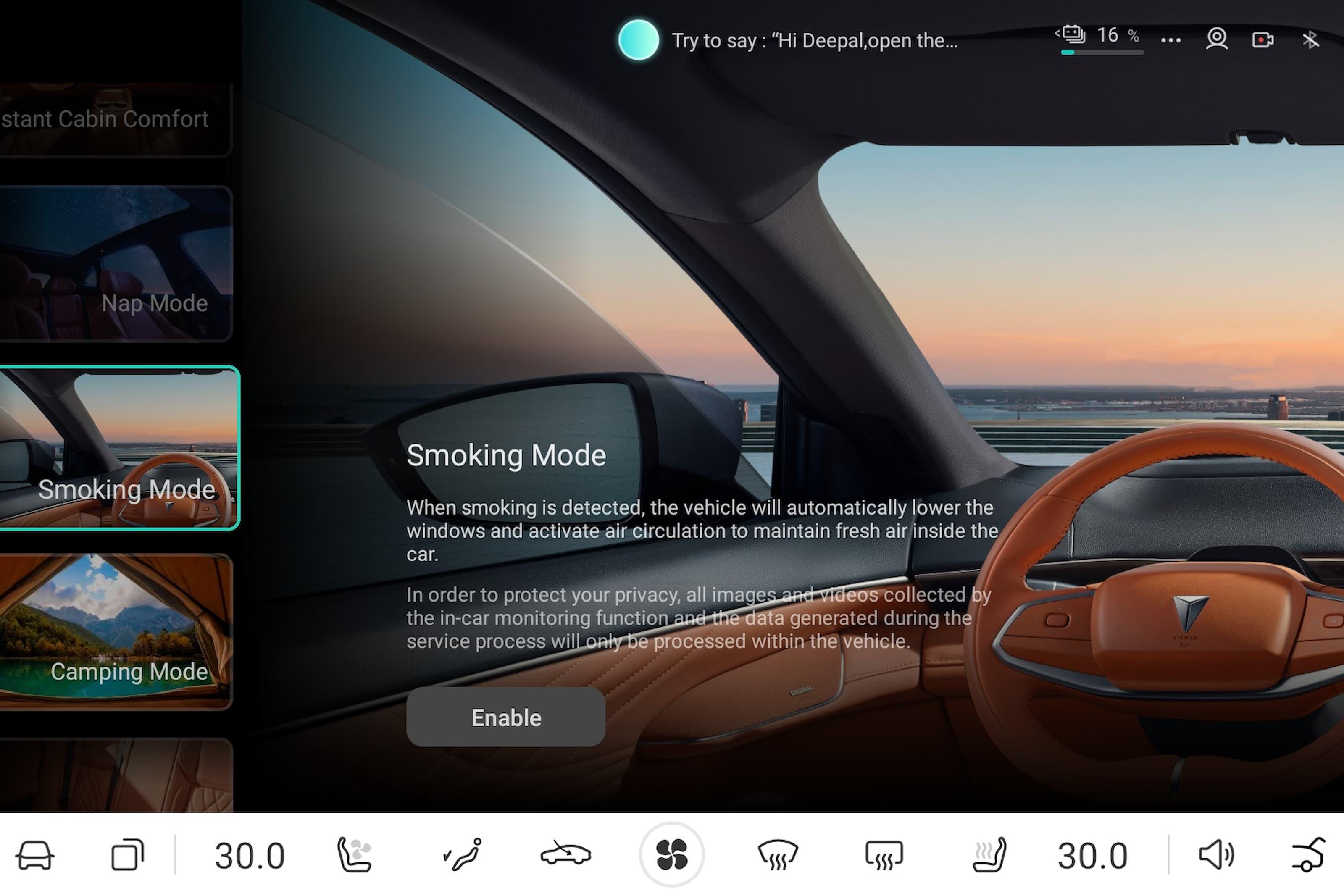 Smoking Mode